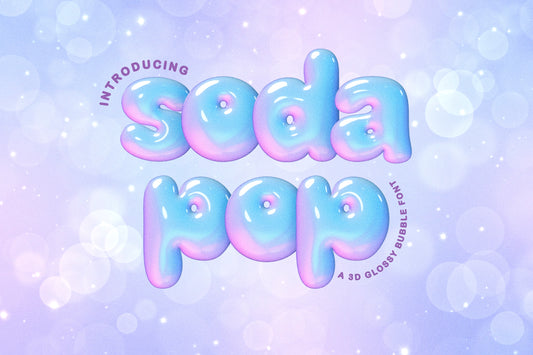 Soda Pop 3D SVG Color Font