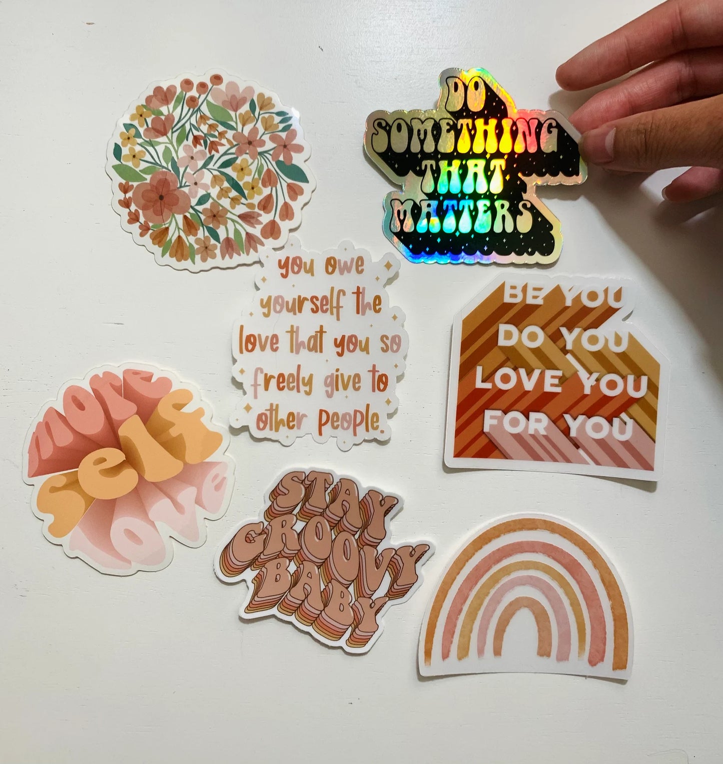 More Self Love Glossy Sticker