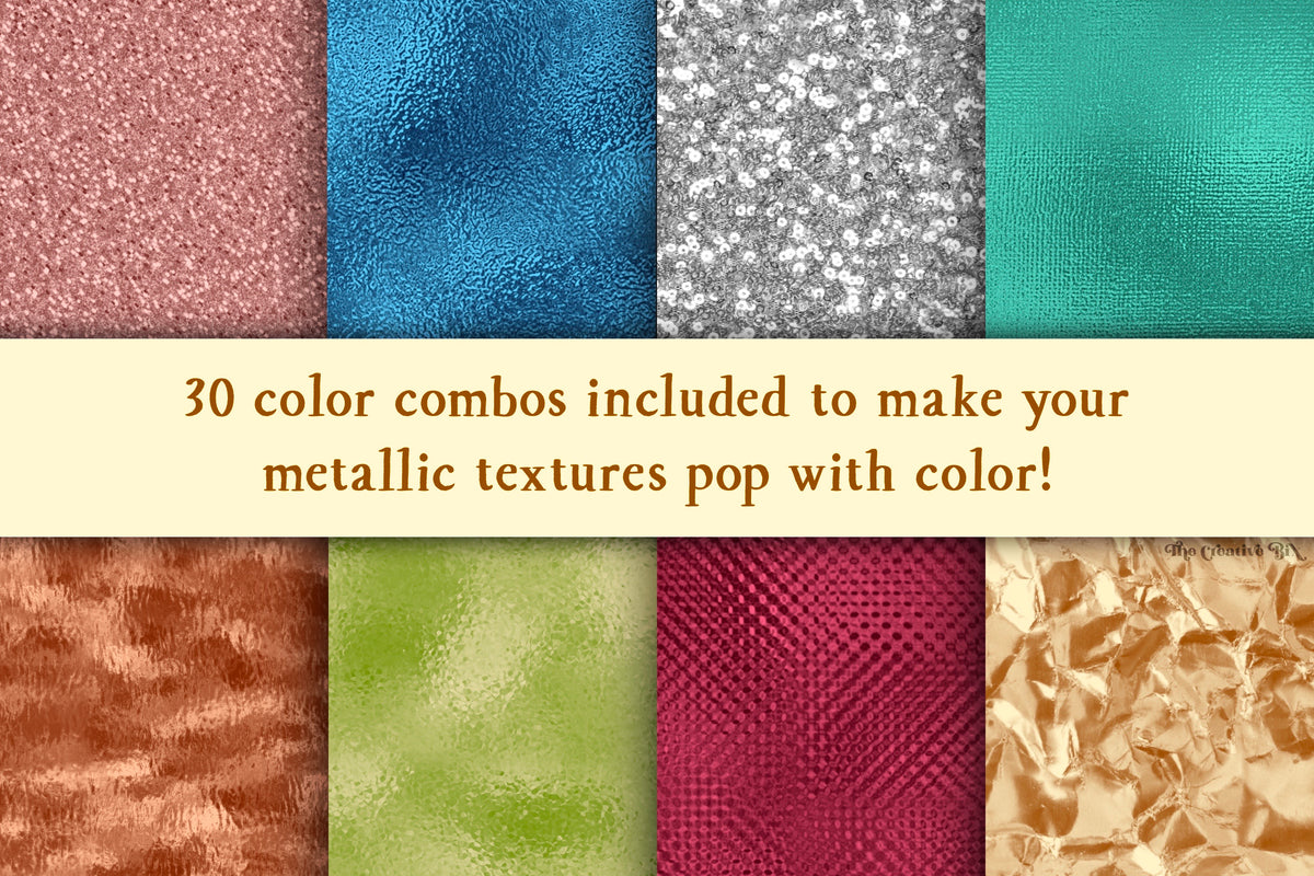 Metallic Texture Overlay Brushes – The Creative Bix