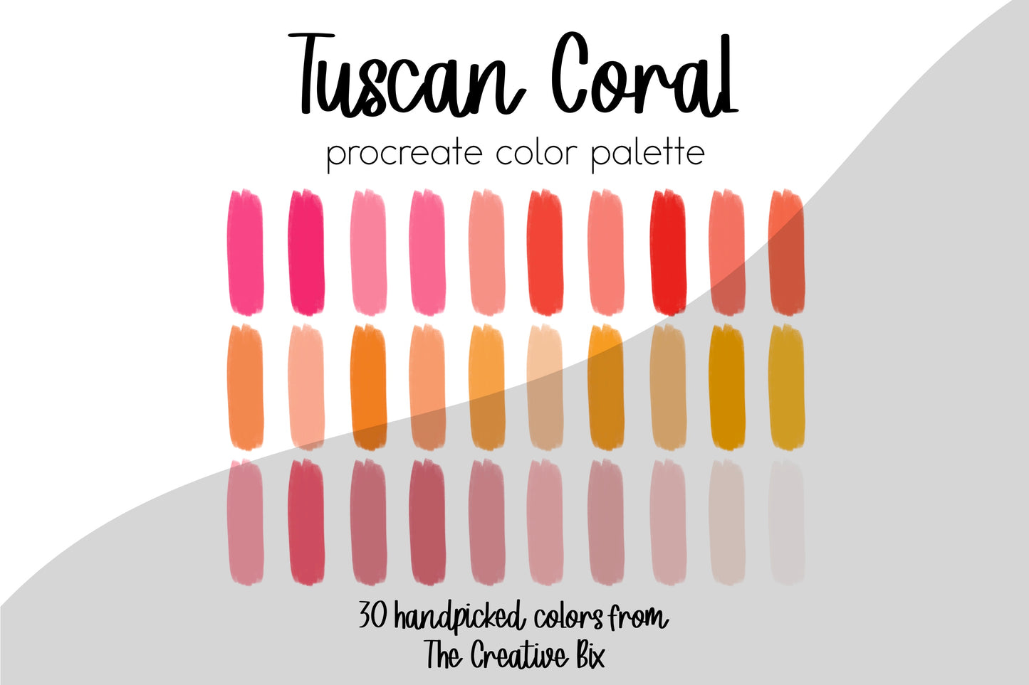 Tuscan Coral Procreate Palette
