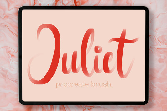Juliet Procreate Lettering Brush