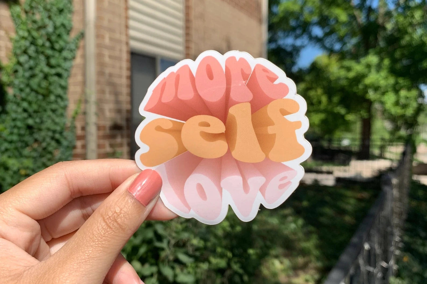 More Self Love Glossy Sticker