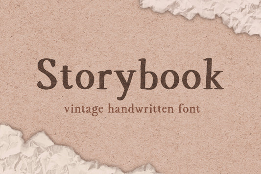 Storybook Handwritten Typewriter Font