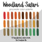 Woodland Safari Procreate Palette