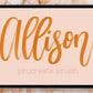 Allison Procreate Lettering Brush