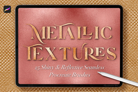Metallic Texture Overlay Brushes
