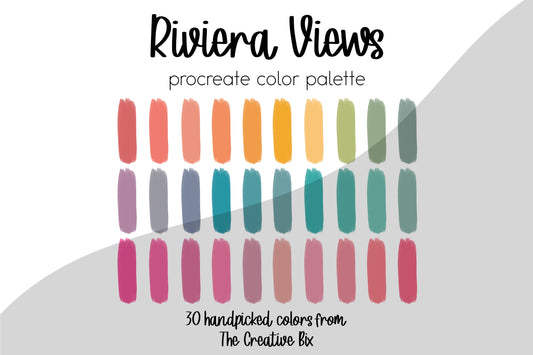 Riviera Views Procreate Palette