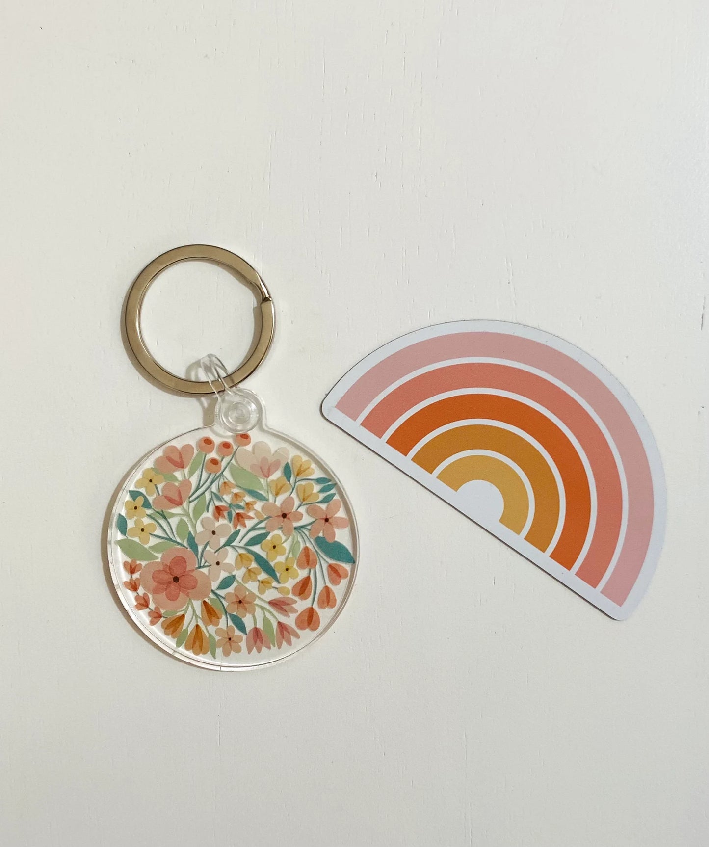 Peach Rainbow Magnet