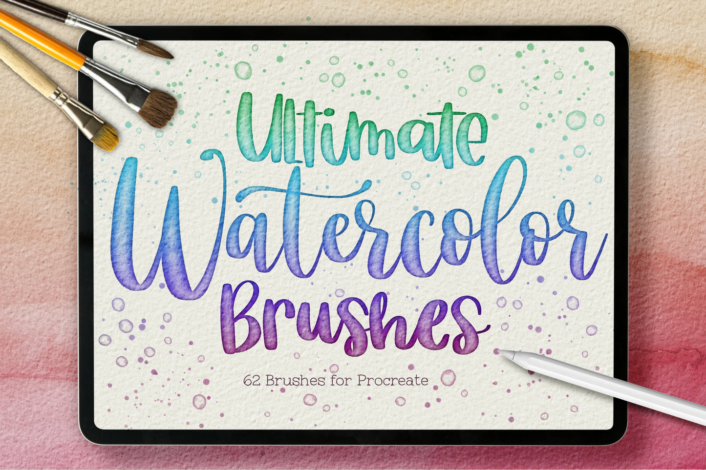 Watercolor and Brush · Creativity in your projects