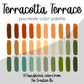 Terracotta Terrace Procreate Palette