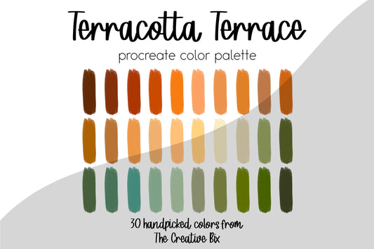 Terracotta Terrace Procreate Palette