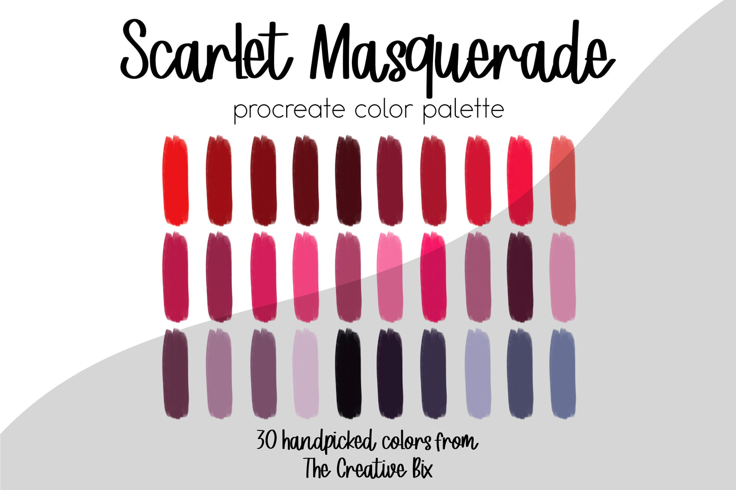 Scarlet Masquerade Procreate Palette