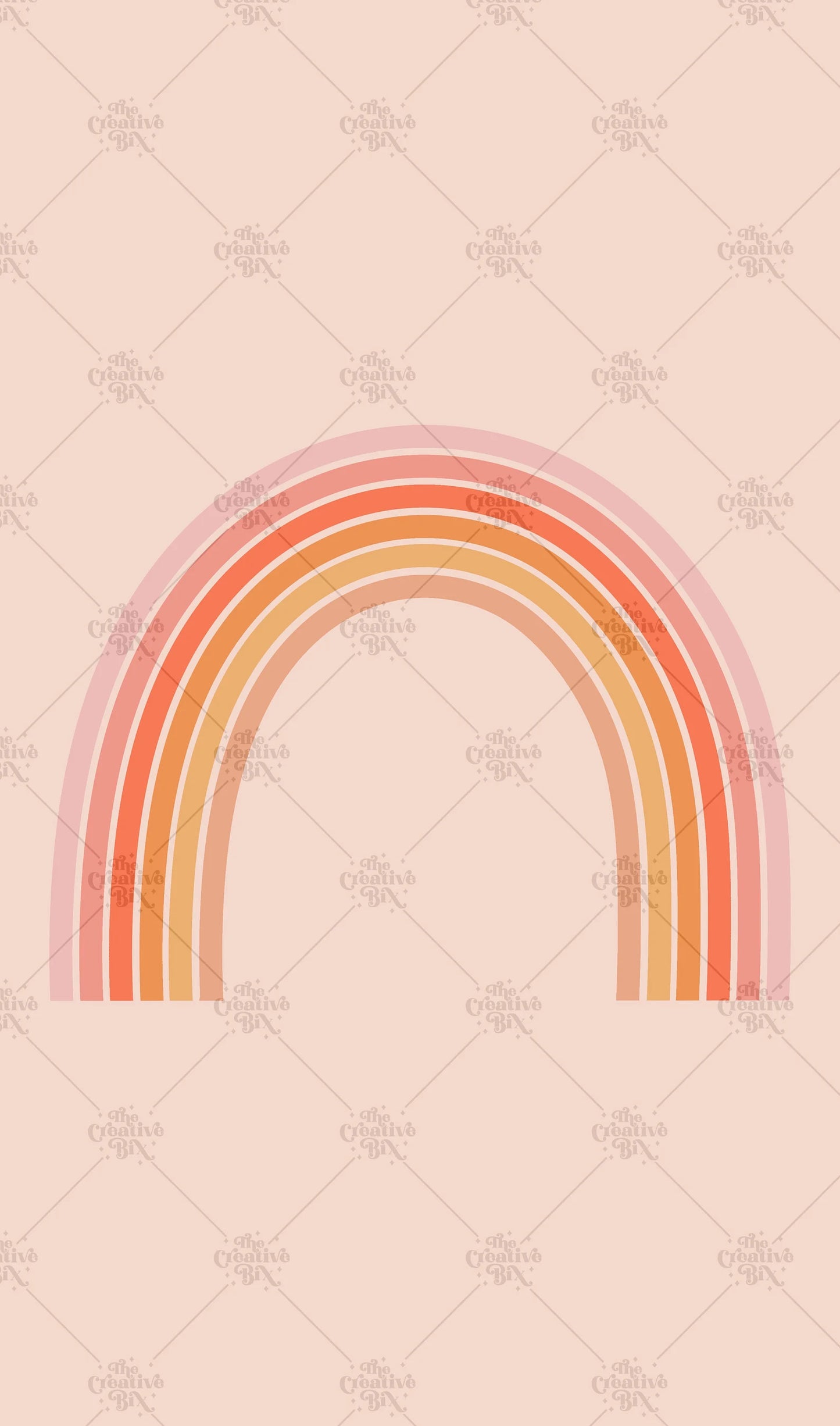 Rainbow Digital Wallpaper