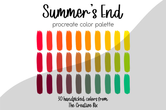 Summers End Procreate Palette