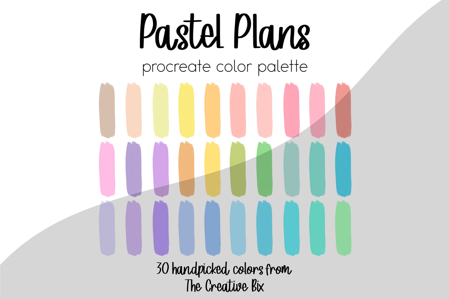 Pastel Plans Procreate Palette