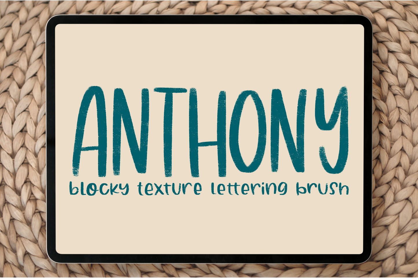Anthony Procreate Lettering Brush