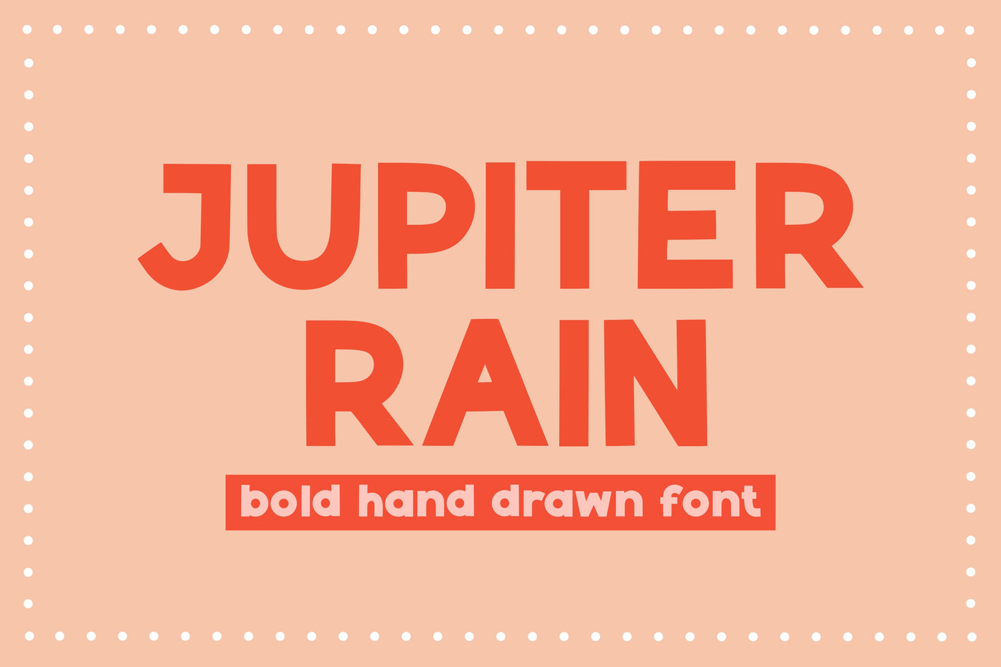 Jupiter Rain Handwritten Font