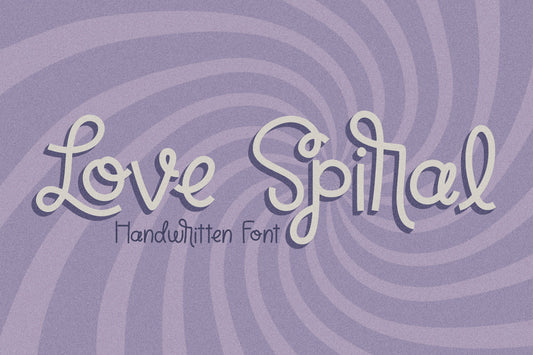 Love Spiral Handwritten Font