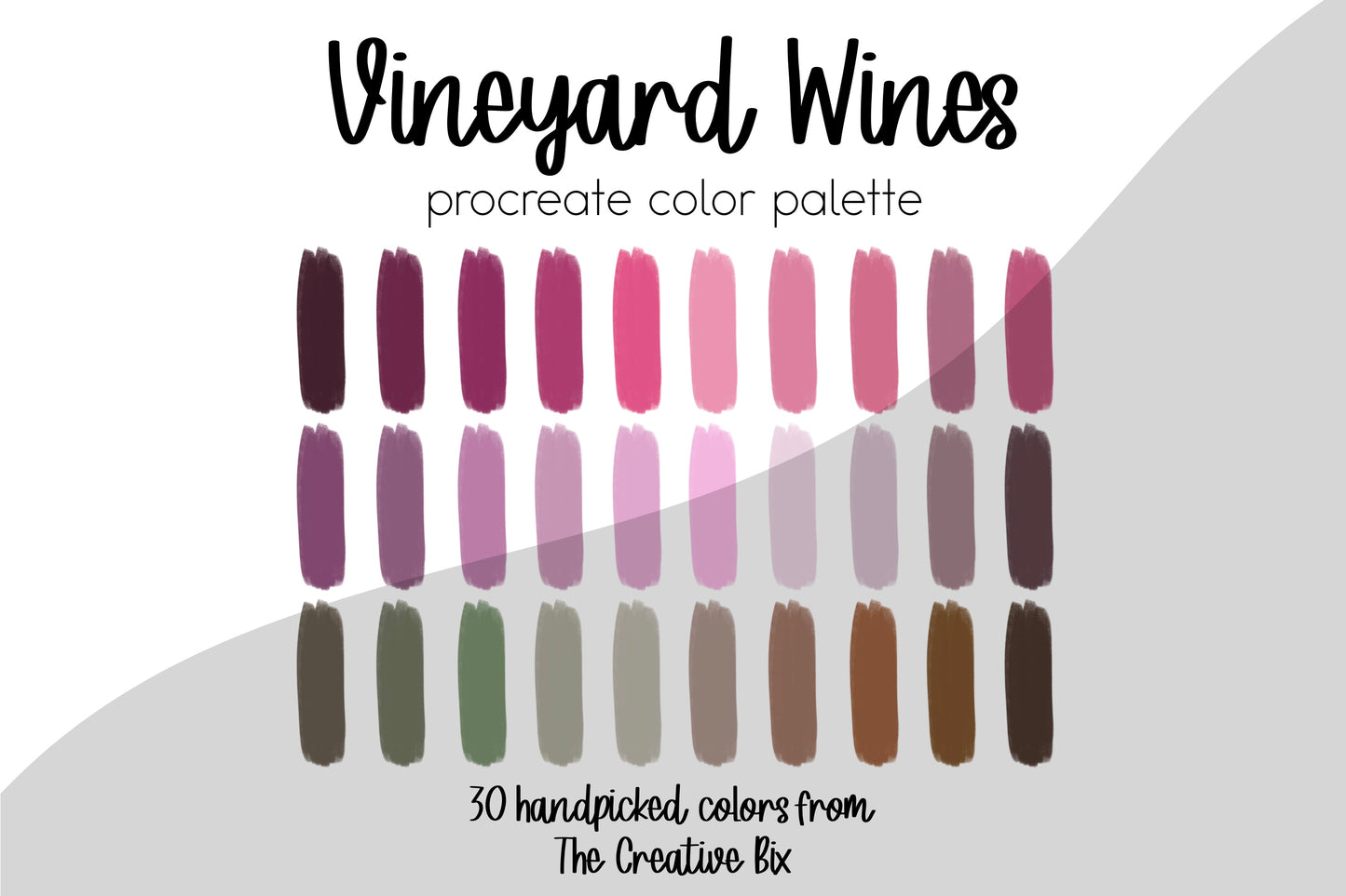 Vineyard Wines Procreate Palette
