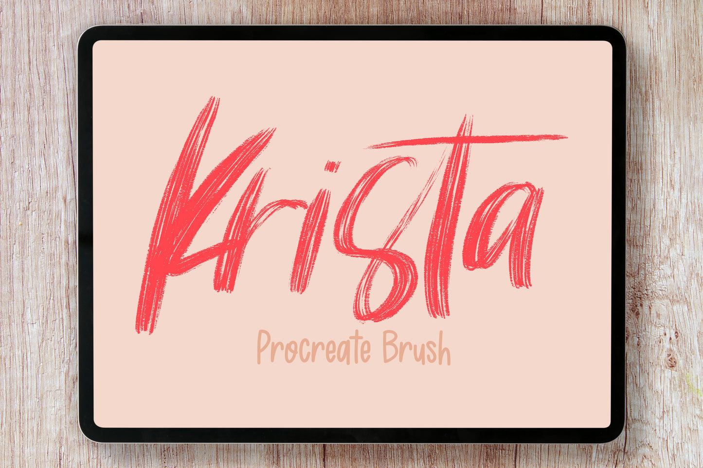 Krista Procreate Lettering Brush