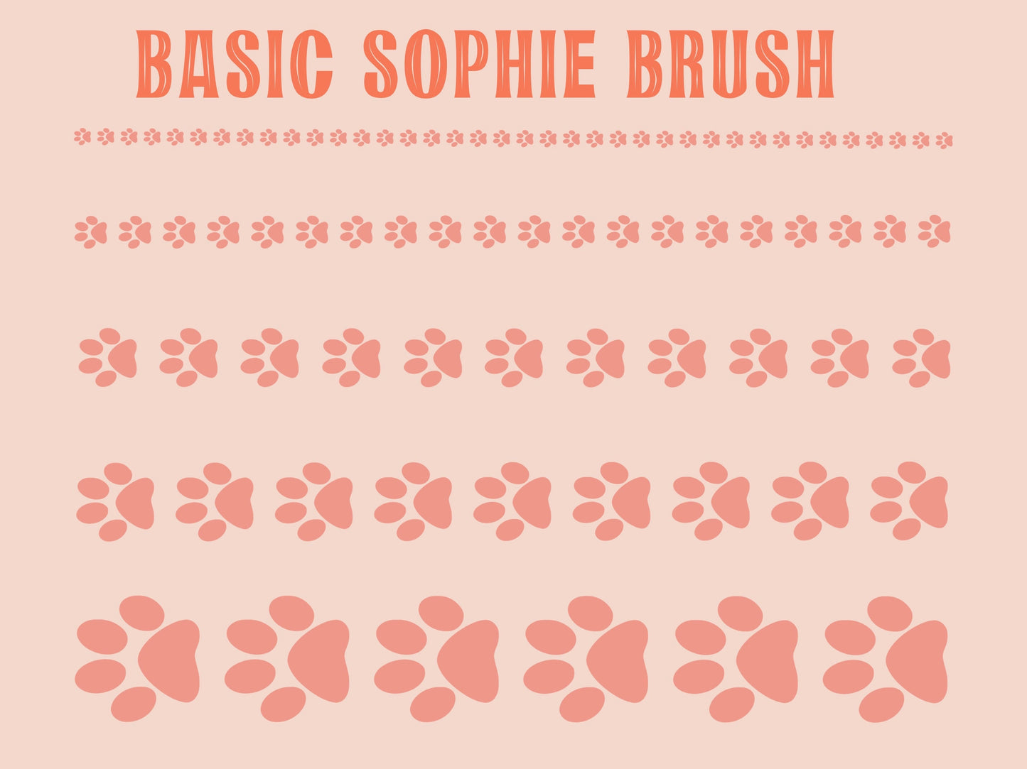 Sophie Procreate Brushes