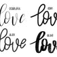 Texture Lettering Procreate Brushes
