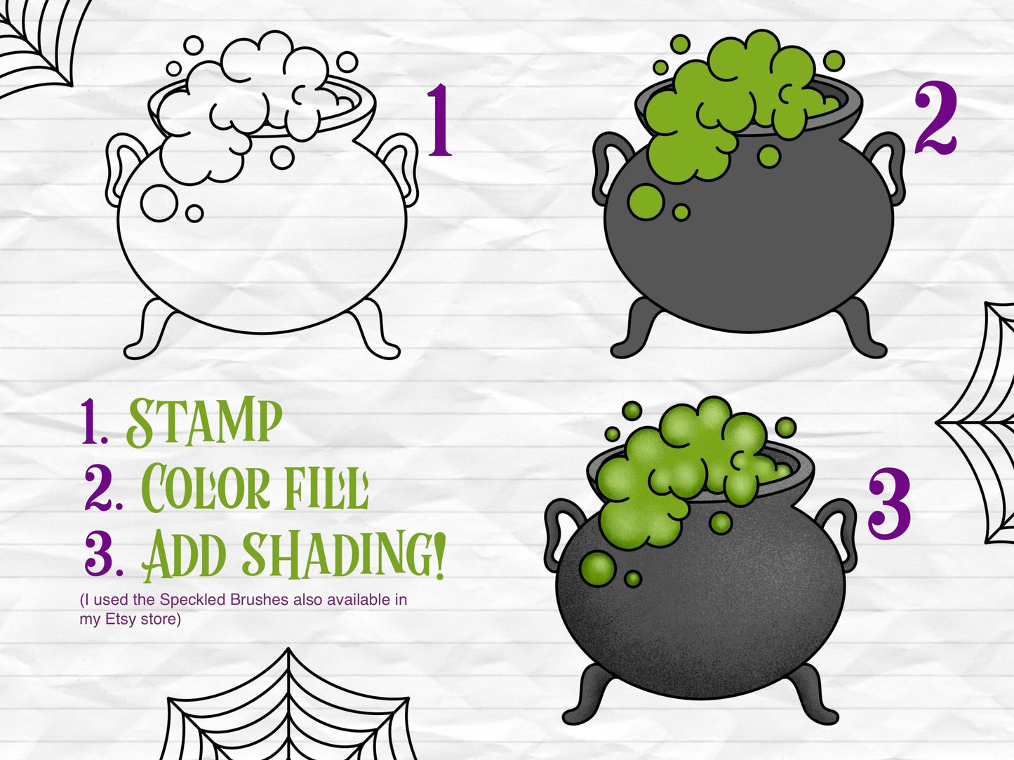 Spooky Stamps Brushes