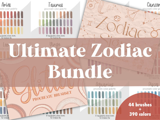 Ultimate Zodiac Procreate Bundle