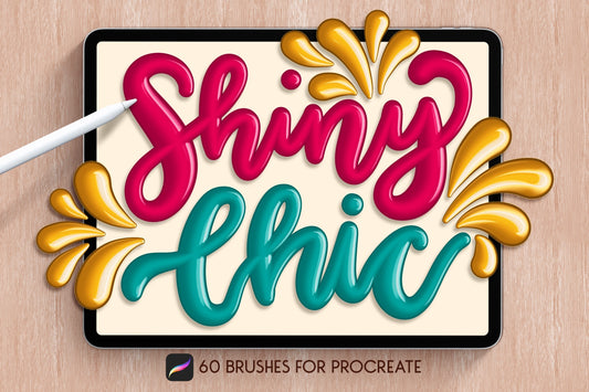Shiny Chic 3D Procreate Procreate Brushes