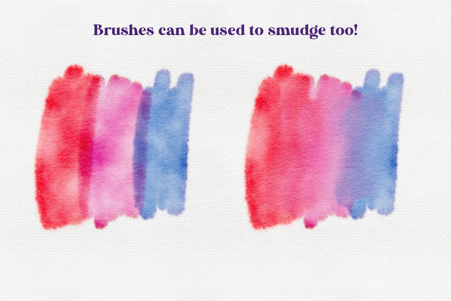 Basic Watercolor Procreate Brushes