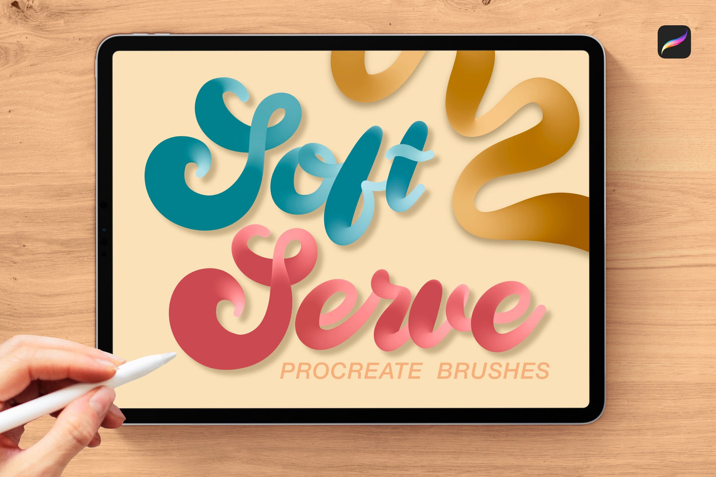 Soft Serve Procreate Brushes