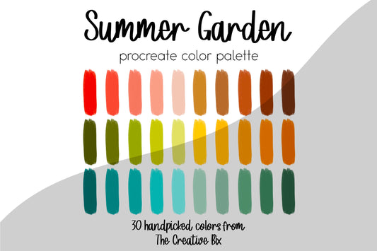 Summer Garden Procreate Palette