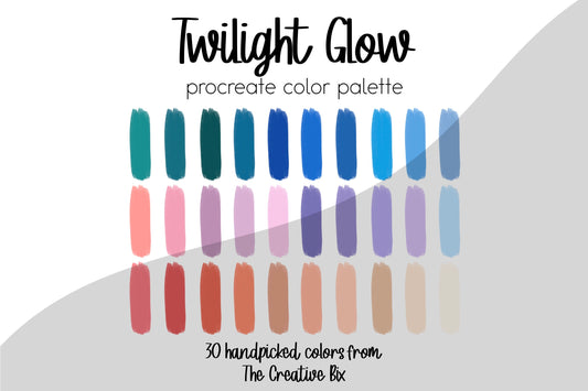 Twilight Glow Procreate Palette