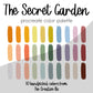 The Secret Garden Procreate Palette