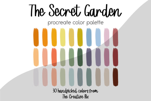 The Secret Garden Procreate Palette