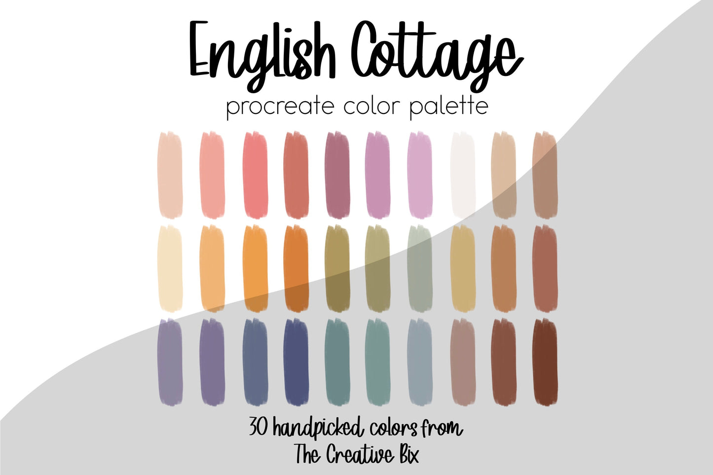 English Cottage Procreate Palette