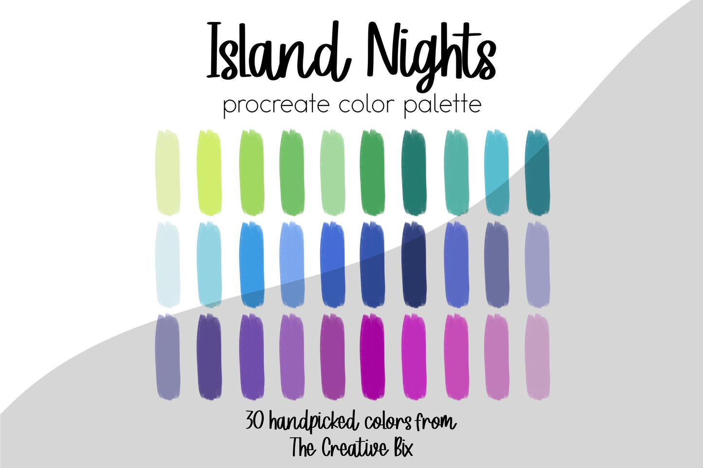 Island Nights Procreate Palette