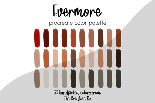 Evermore Procreate Palette