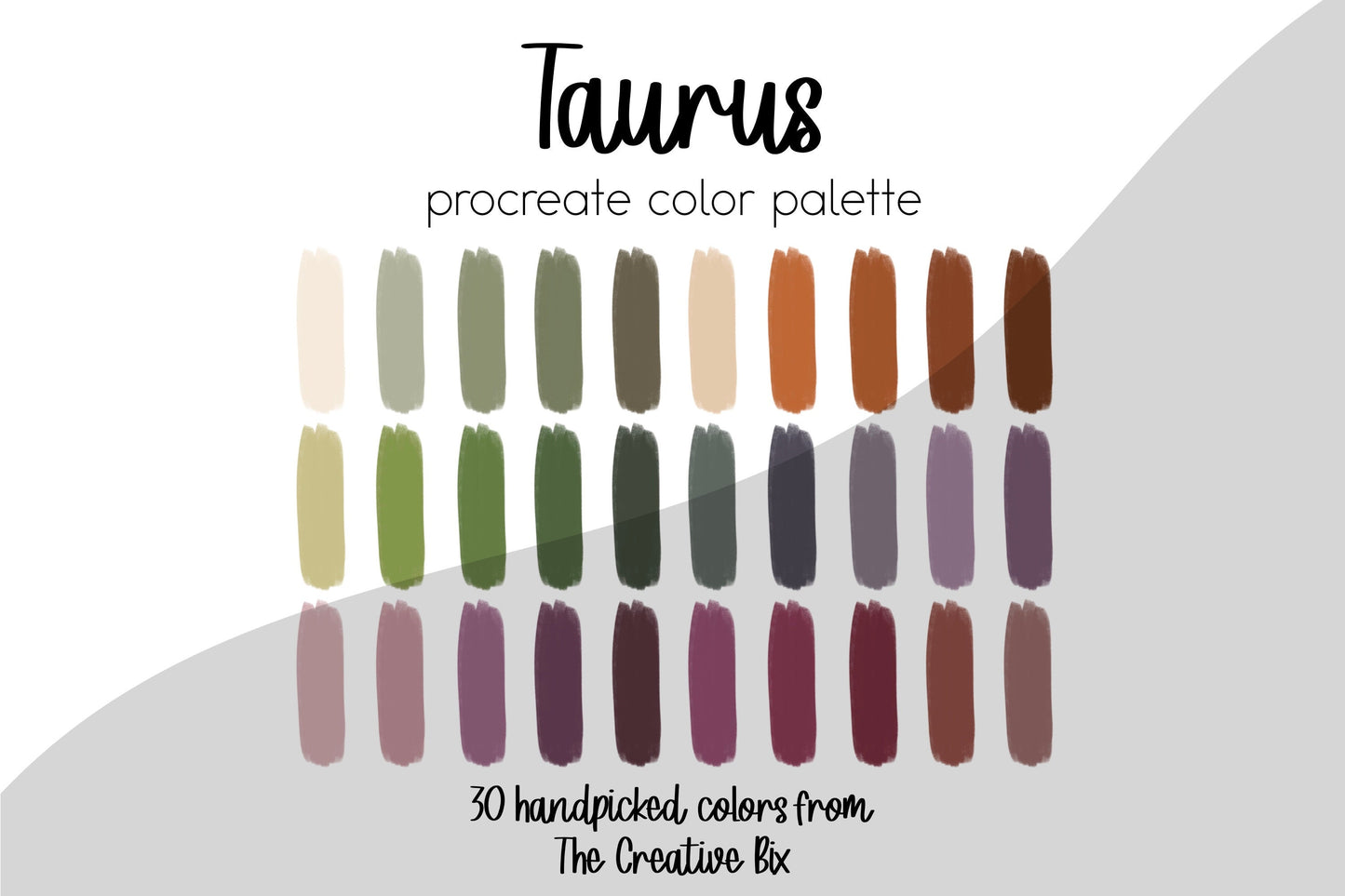 Taurus Zodiac Procreate Palette