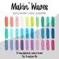 Makin’ Waves Procreate Palette