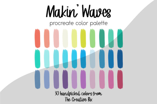 Makin’ Waves Procreate Palette