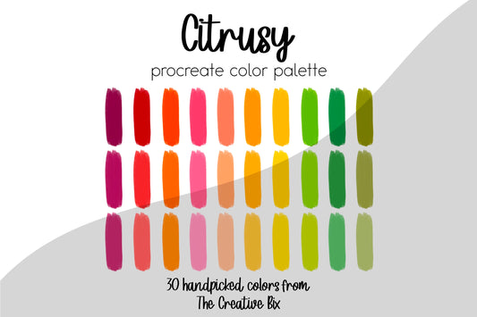 Citrusy Procreate Palette