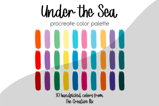 Under the Sea Procreate Palette