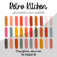 Retro Kitchen Procreate Palette