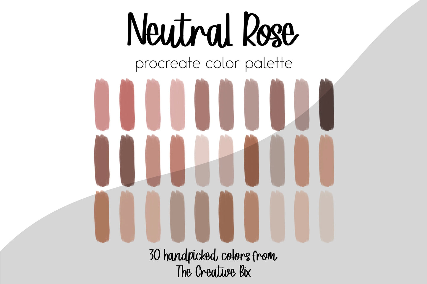 Neutral Rose Procreate Palette