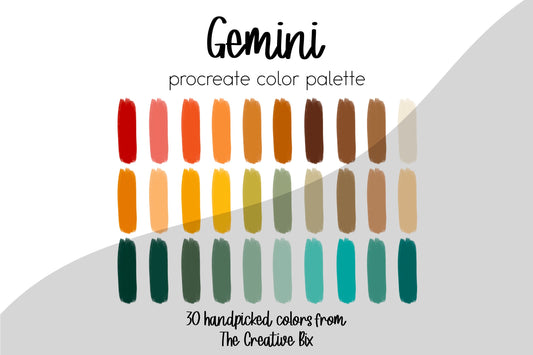 Gemini Zodiac Procreate Palette