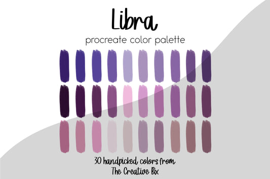 Libra Zodiac Procreate Palette