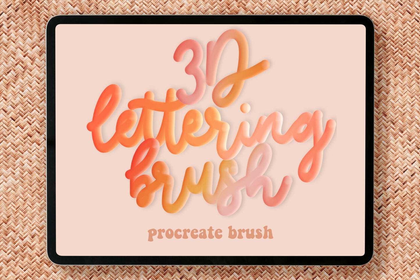 3D Lettering Brush
