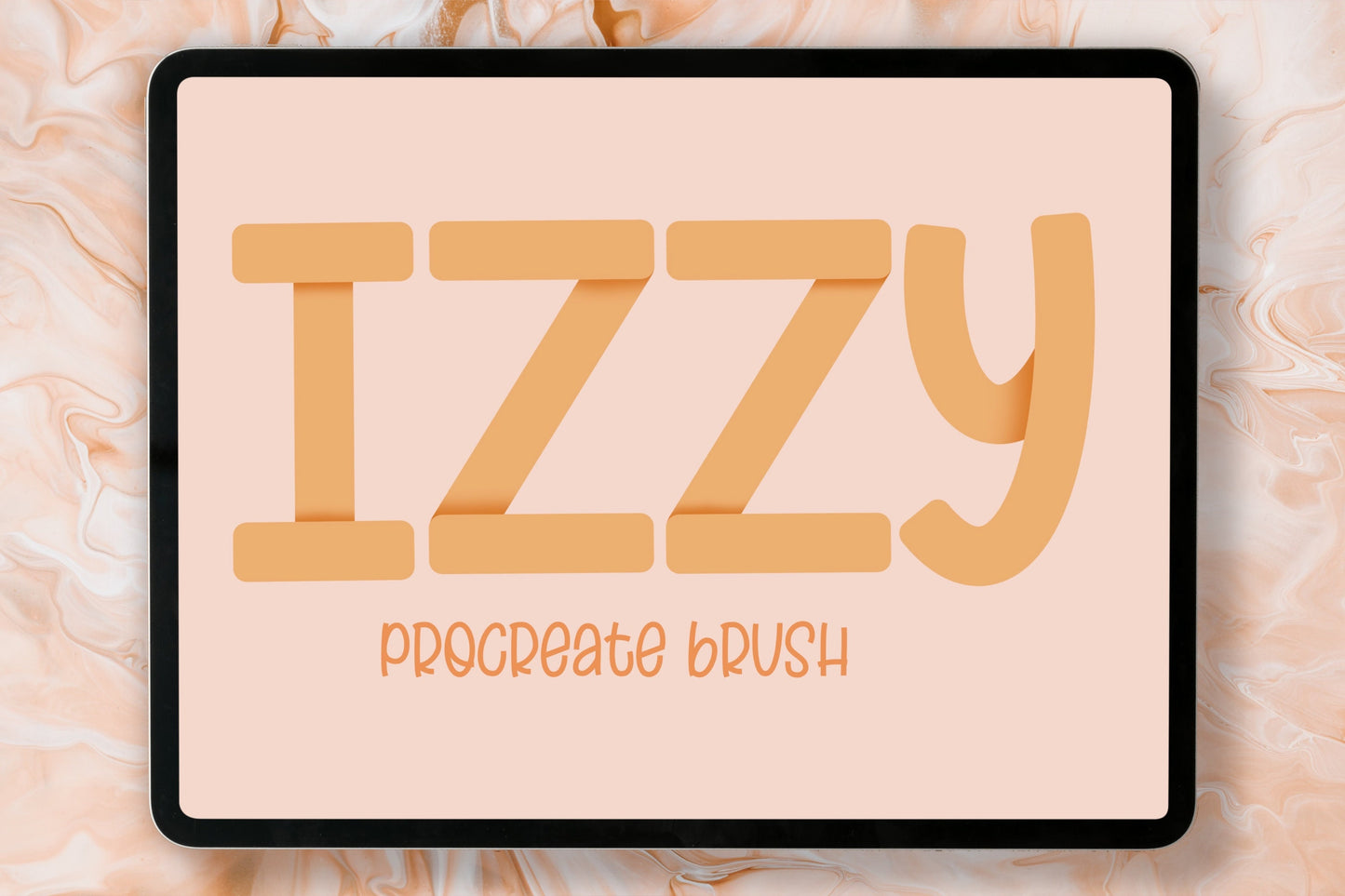 Izzy Procreate Lettering Brush