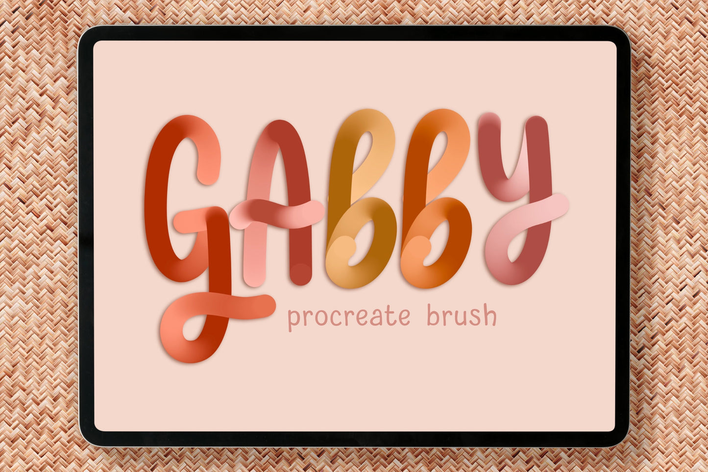 Gabby Procreate Lettering Brush